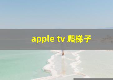 apple tv 爬梯子